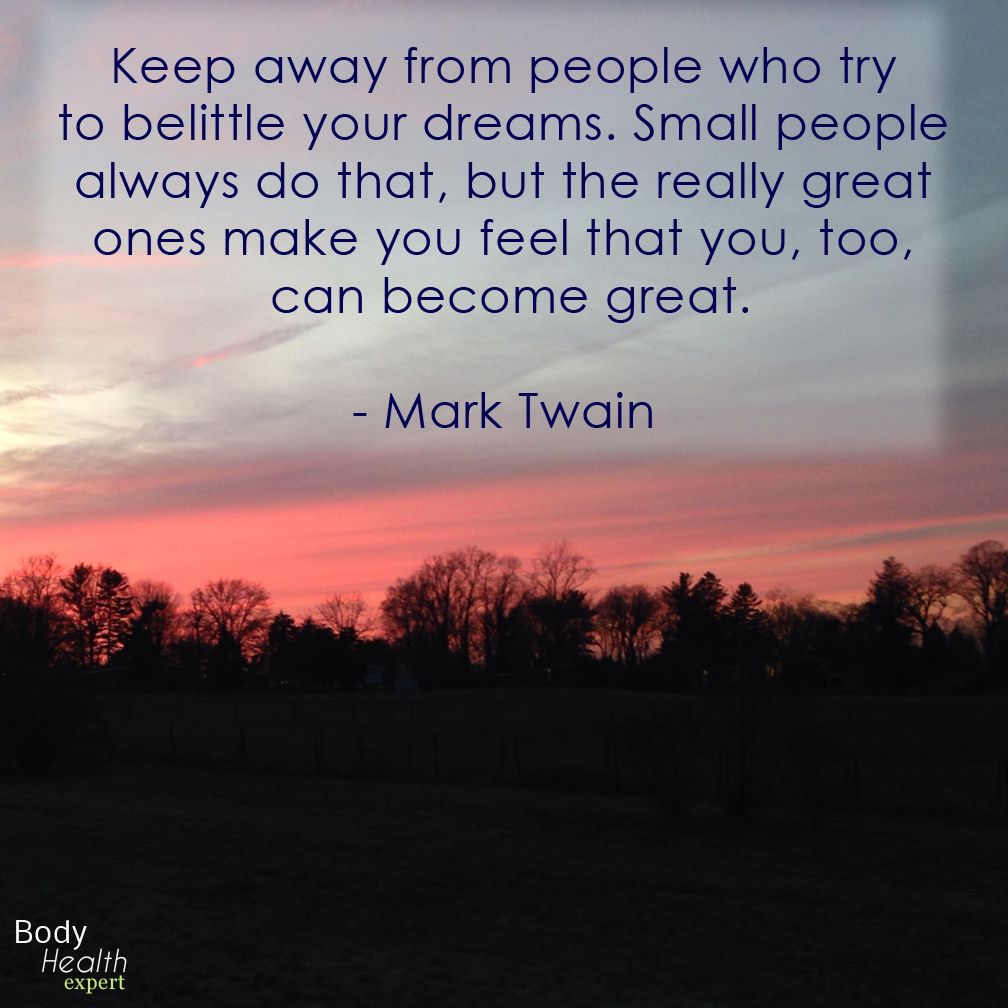keep away from people who...